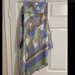 Laundry by Shelli Segal strapless silk dress